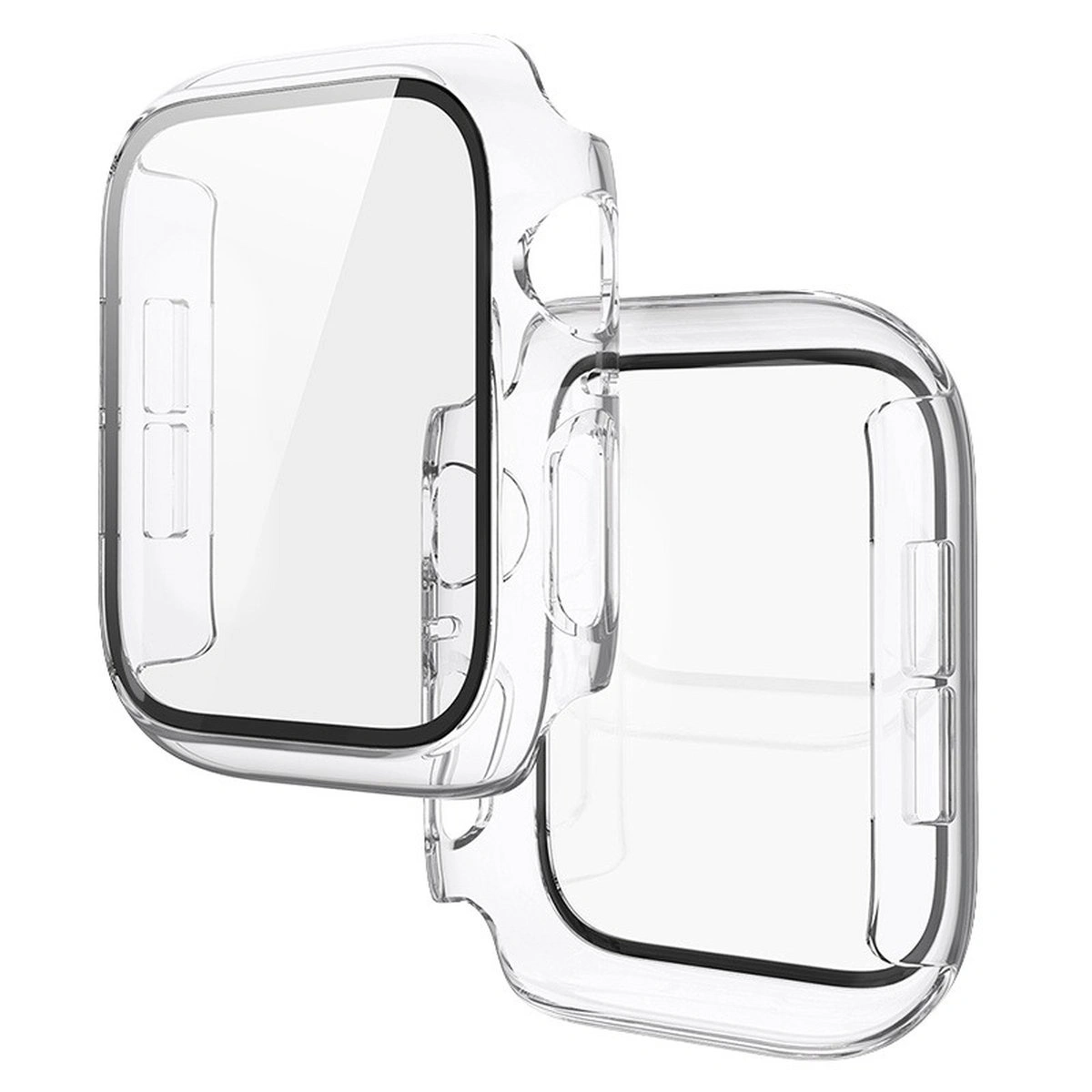 Etui z wbudowanym szkłem Bizon Case Watch Adamo do Apple Watch SE 3 / SE 2 / SE / 6 / 5 / 4 (40 mm)